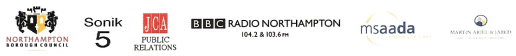 Supported by Northampton Borough Council, Sonic 5, JCA
 Public 
Relations, BBC Radio Northampton 104.2 & 103.6 FM, Msaada, Martin 
Ariel & Jared, The National Lottery, Northamptonshire County 
Council, West Northamptonshire Development Corporation